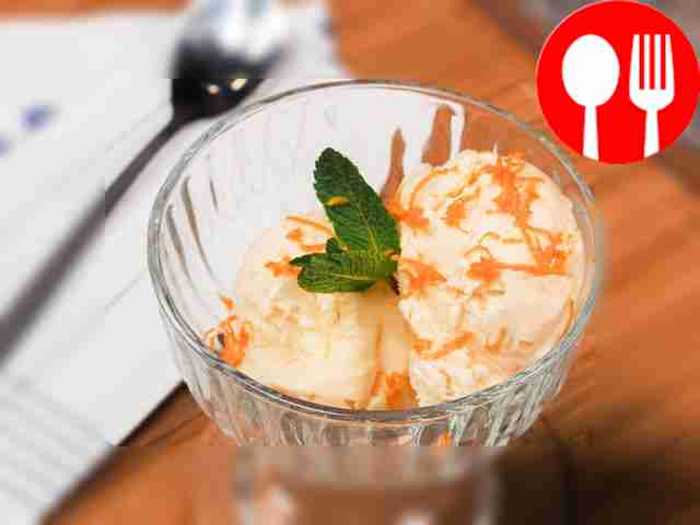 Апельсиновое мороженое