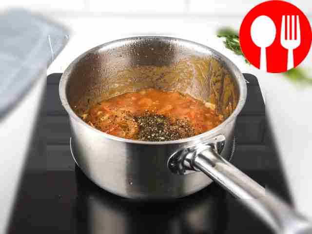 В конце процесса тушения приправьте блюдо...