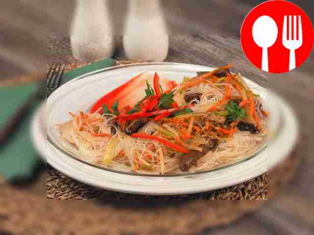 Фунчоза с говядиной