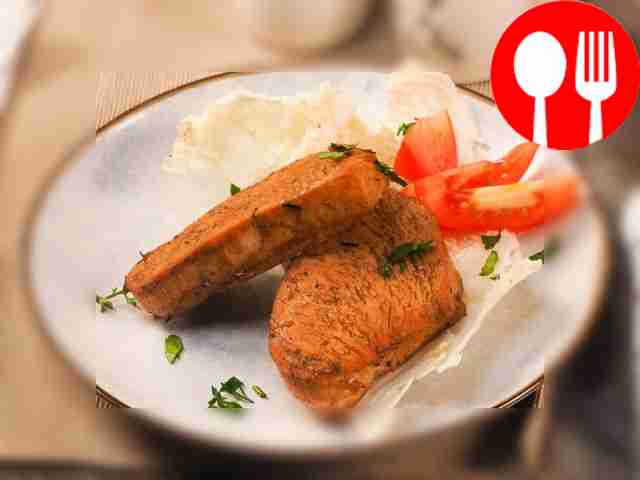 Стейки индейки в соевом соусе