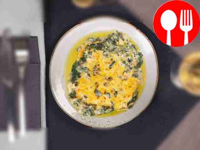 Шпинат в духовке