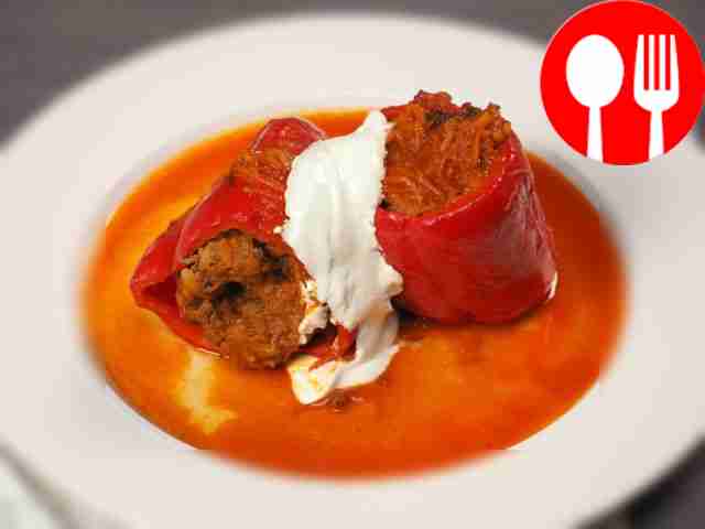Перец, фаршированный мясом