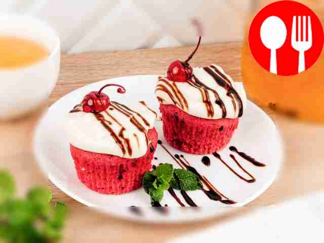 Капкейки с вишней