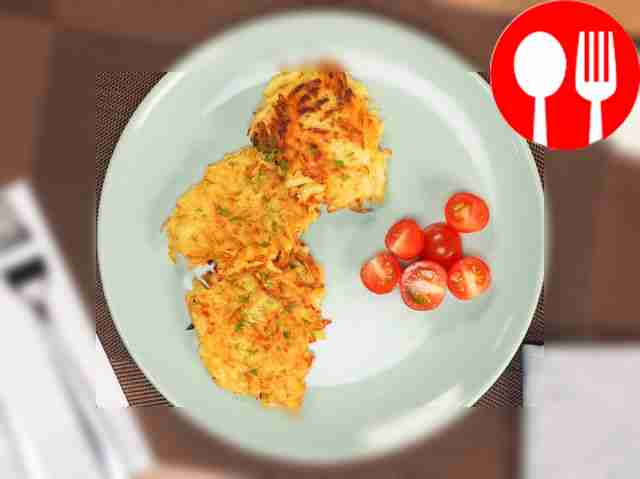 Драники с луком