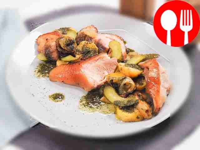 Рулька с картошкой