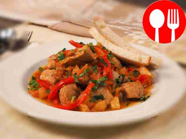 Индейка в кисло-сладком соусе