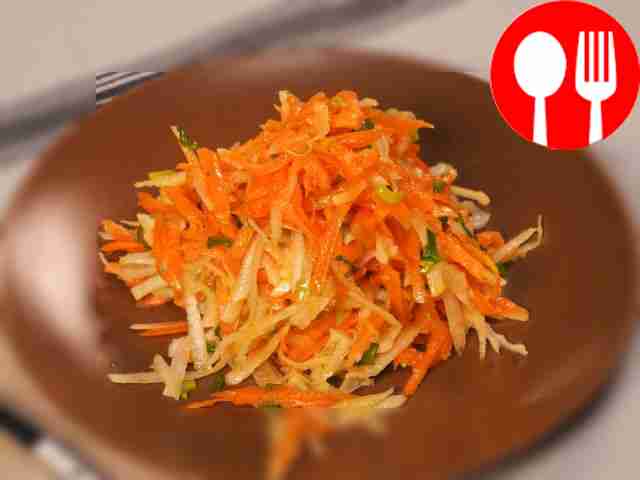 Салат из черной редьки