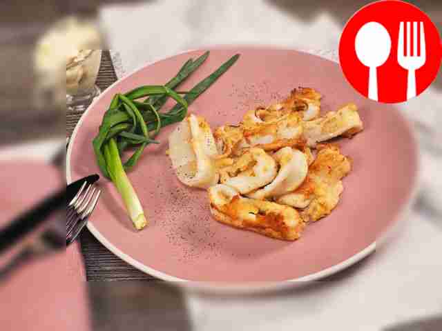 Кальмары в сухарях