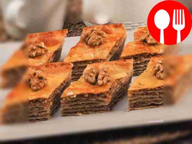 Пахлава с грецким орехом