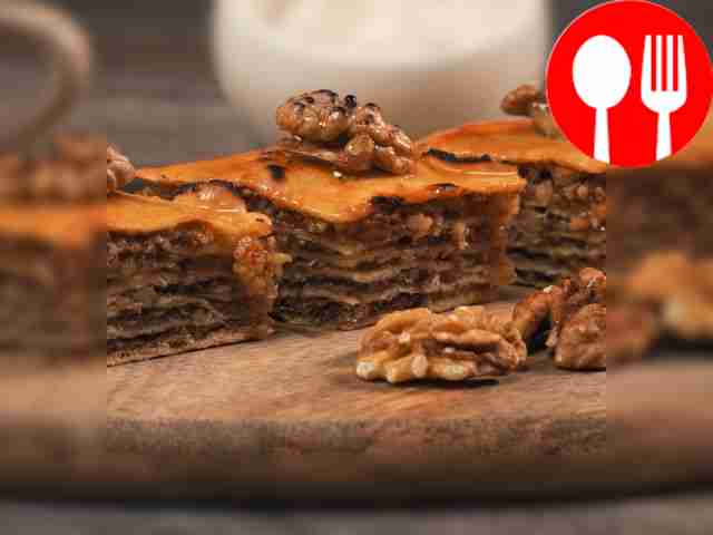 Пахлава с медом