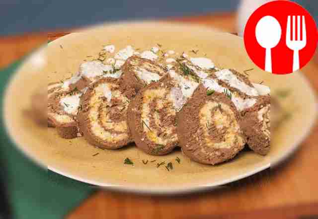 Рулет из куриной печени