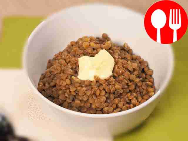Каша из чечевицы