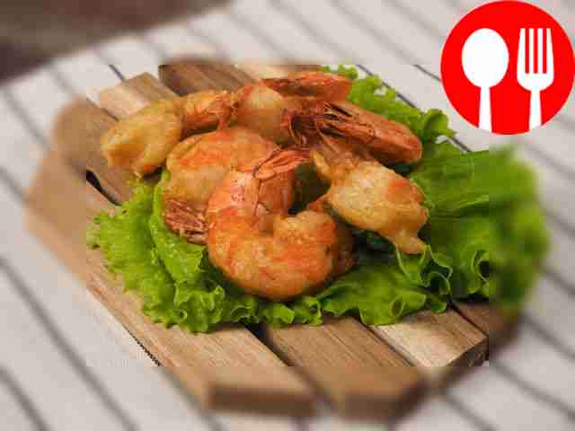 Тигровые креветки в кляре