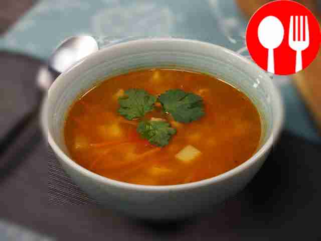 Суп с нутом и свининой