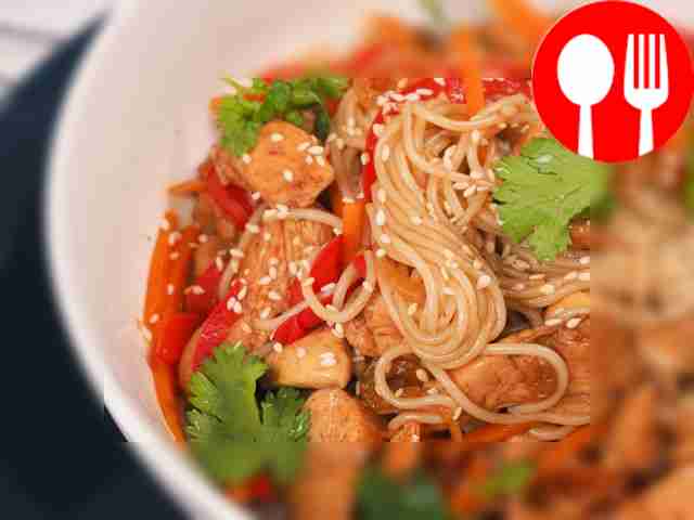 Вок с индейкой