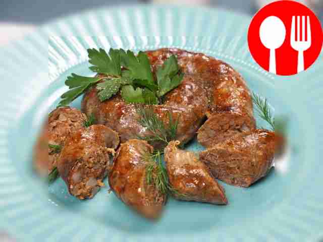 Домашняя колбаса из говядины