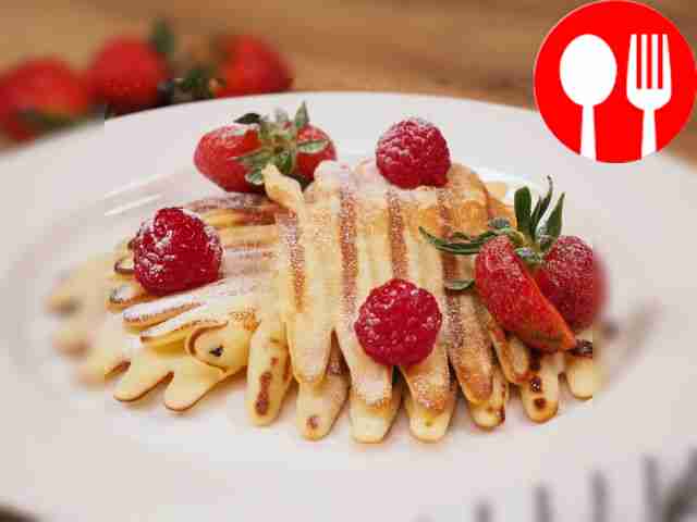 Вафли на сметане