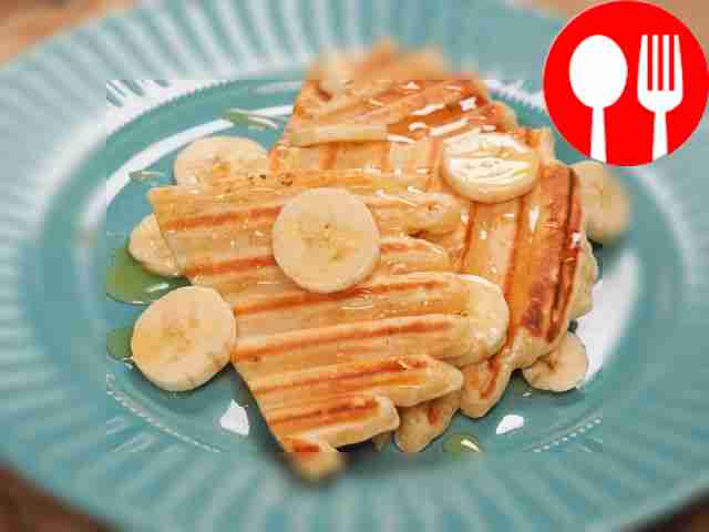 Банановые вафли