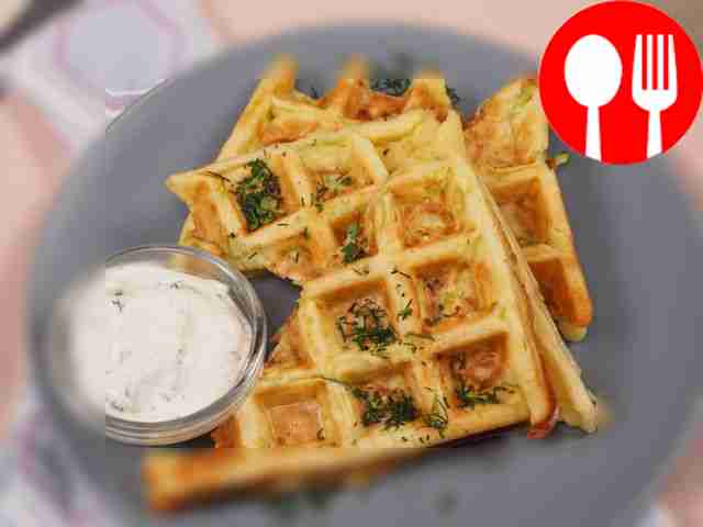 Вафли из кабачков