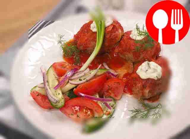 Ленивые голубцы с рисом