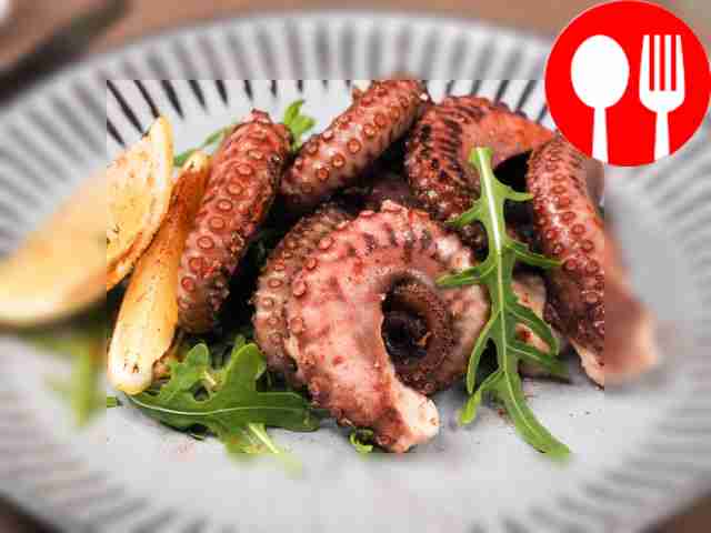 Осьминог на сковороде