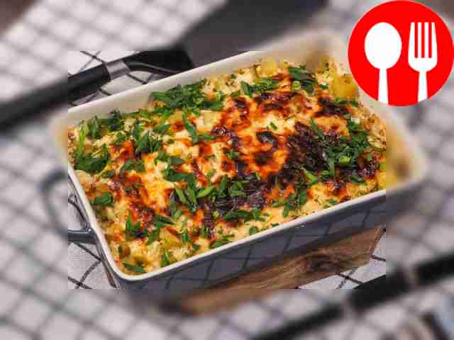 Запеканка с курицей и картошкой