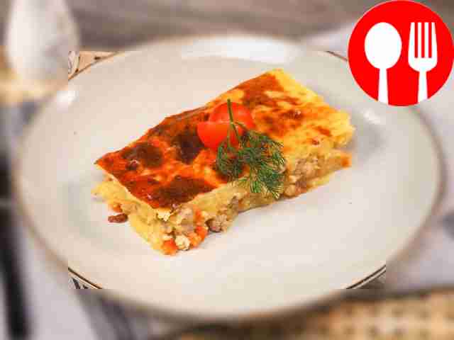 Запеканка с мясом