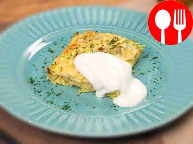 Запеканка из кабачков с сыром