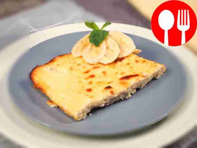 Запеканка с бананом