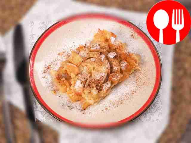 Запеканка с яблоками