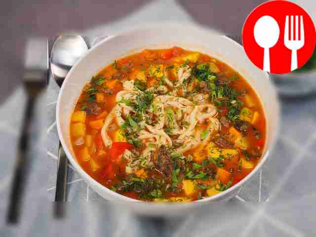 Лагман из баранины