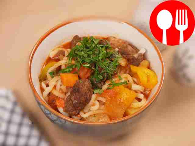 Лагман с картошкой