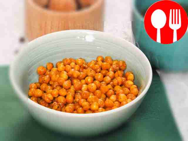 Нут, запеченный в духовке