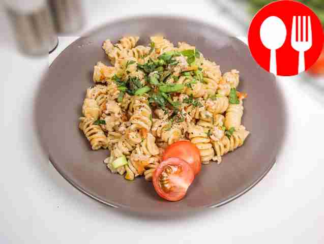 Макароны по-флотски с морковью