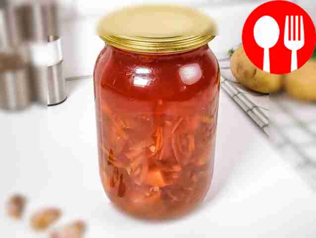 Борщ на зиму без капусты