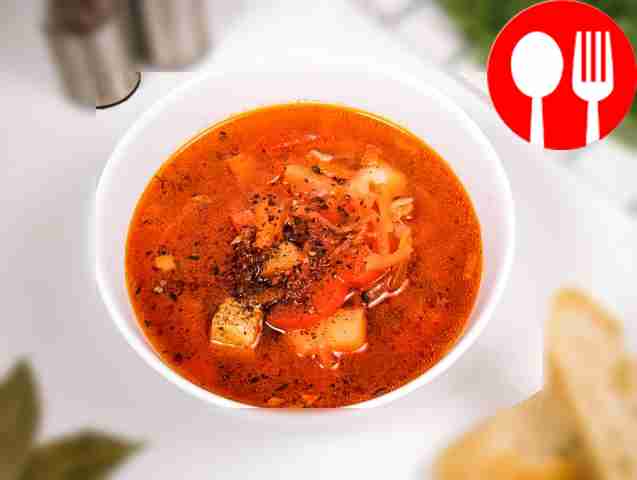 Борщ со свининой