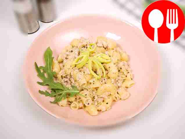 Полезные макароны по-флотски