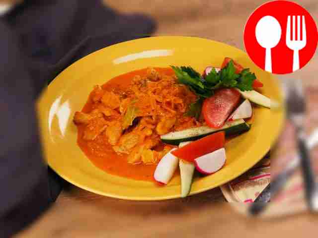 Бефстроганов из индейки