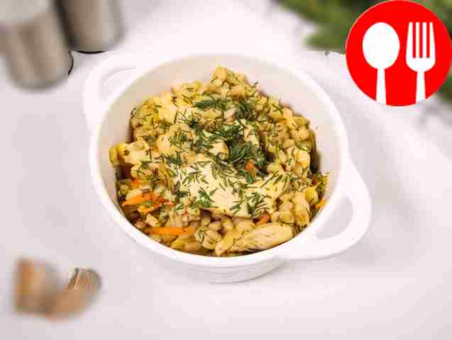Перловка с курицей