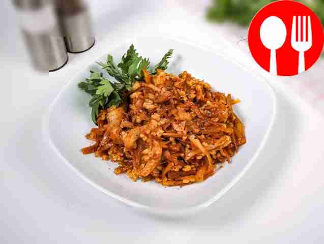 Булгур с капустой