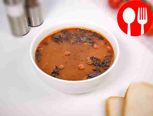 Турецкий суп с булгуром и чечевицей