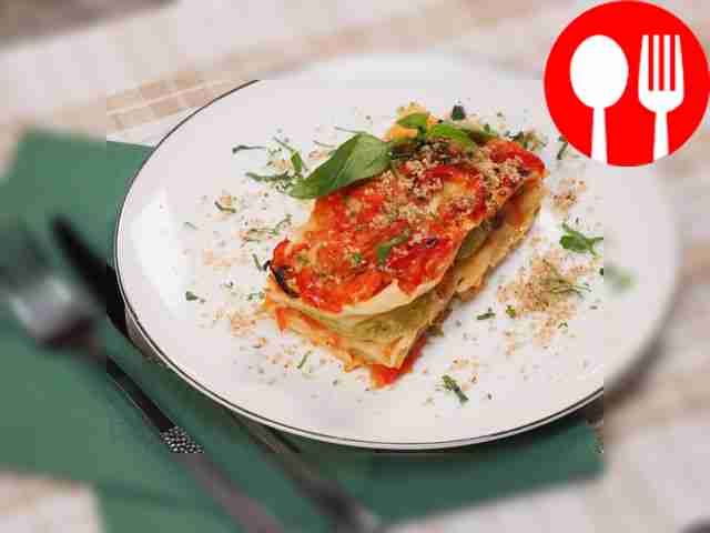 Вегетарианская лазанья