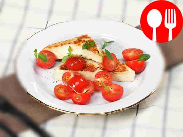 Жареный сыр сулугуни