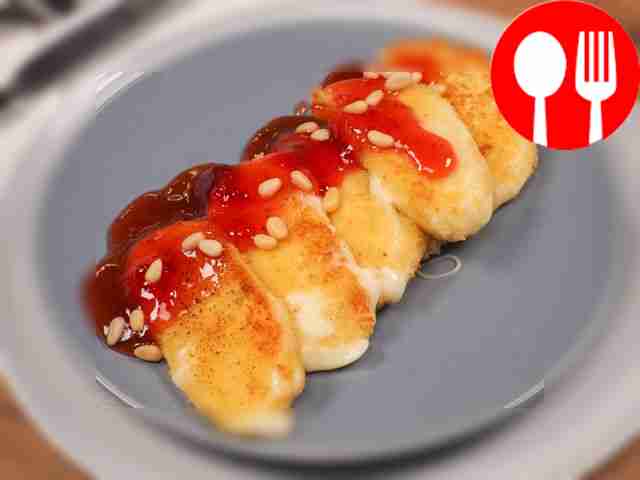 Жареный адыгейский сыр