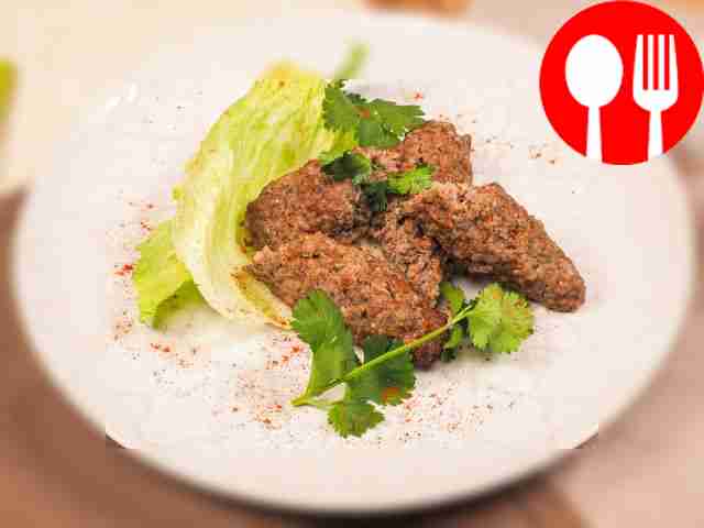 Люля-кебаб из говядины в духовке