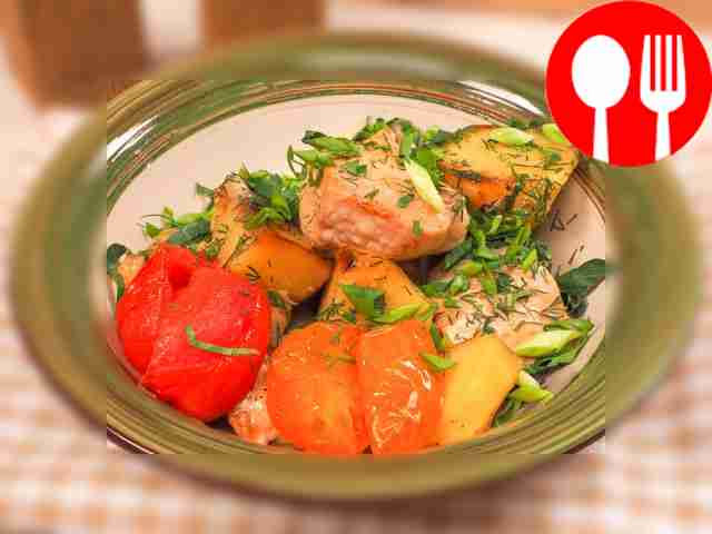 Казан-кебаб из курицы