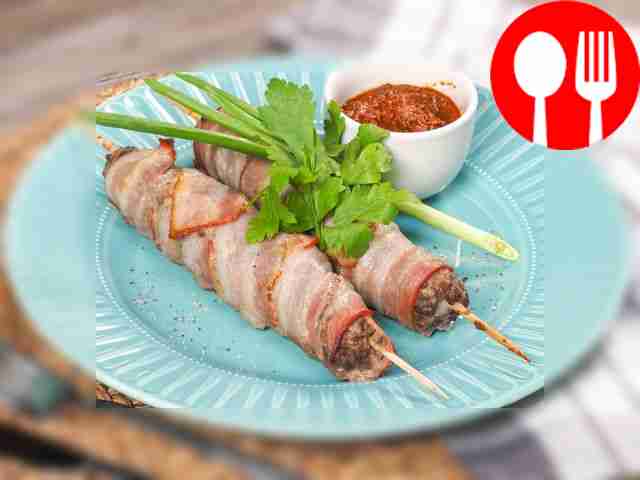 Люля-кебаб в беконе