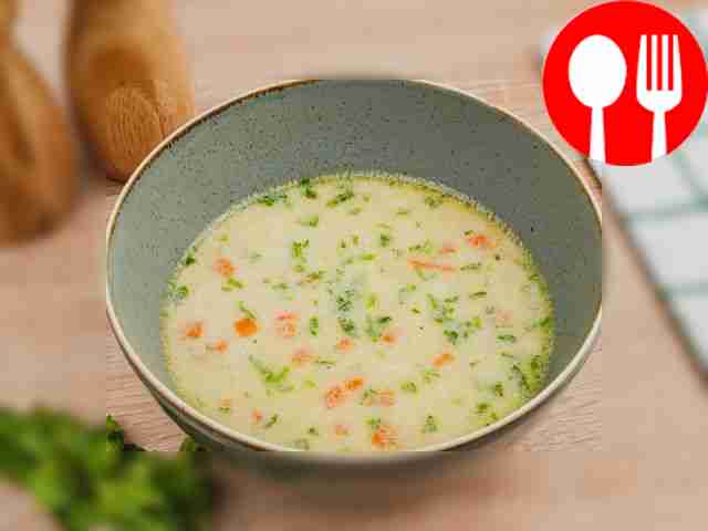 Суп с сыром