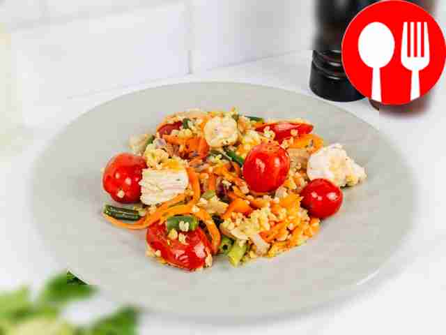 Булгур с курицей в мультиварке