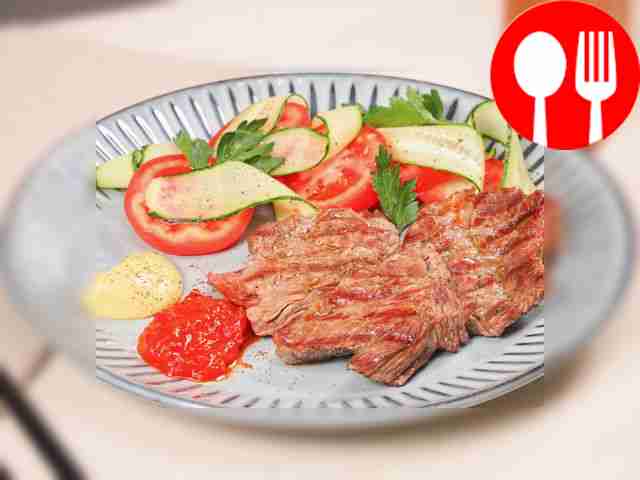 Бифштекс на гриле